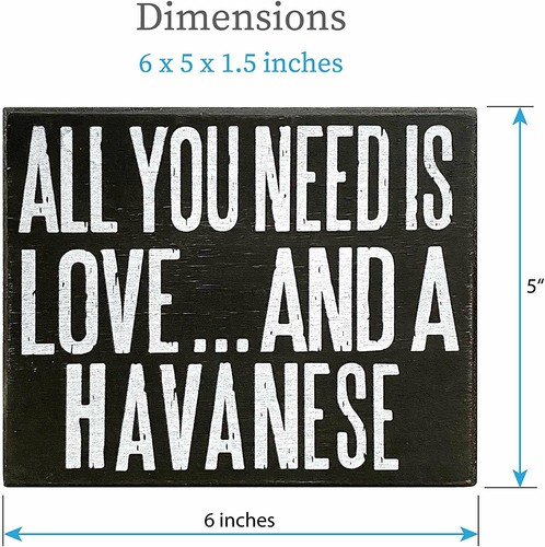 JennyGems All You Need is Love and A Havanese | Regalos para mamás habaneras y... - Imagen 3 de 7