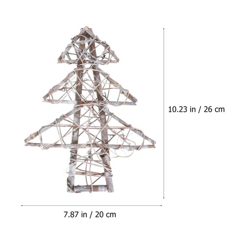  2 Pcs Christmas Tree Wreath Festival Making Material Decorative Frame - Bild 2 von 12
