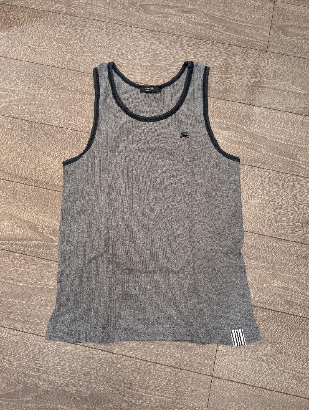 Burberry Tank Top Gray Men's Fashion from Japan