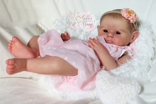 Poupée réaliste bébé fille Reborn Archie par Julia Homa peinte par Tina vente en gros Swan