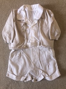 baby boy christening outfit mothercare