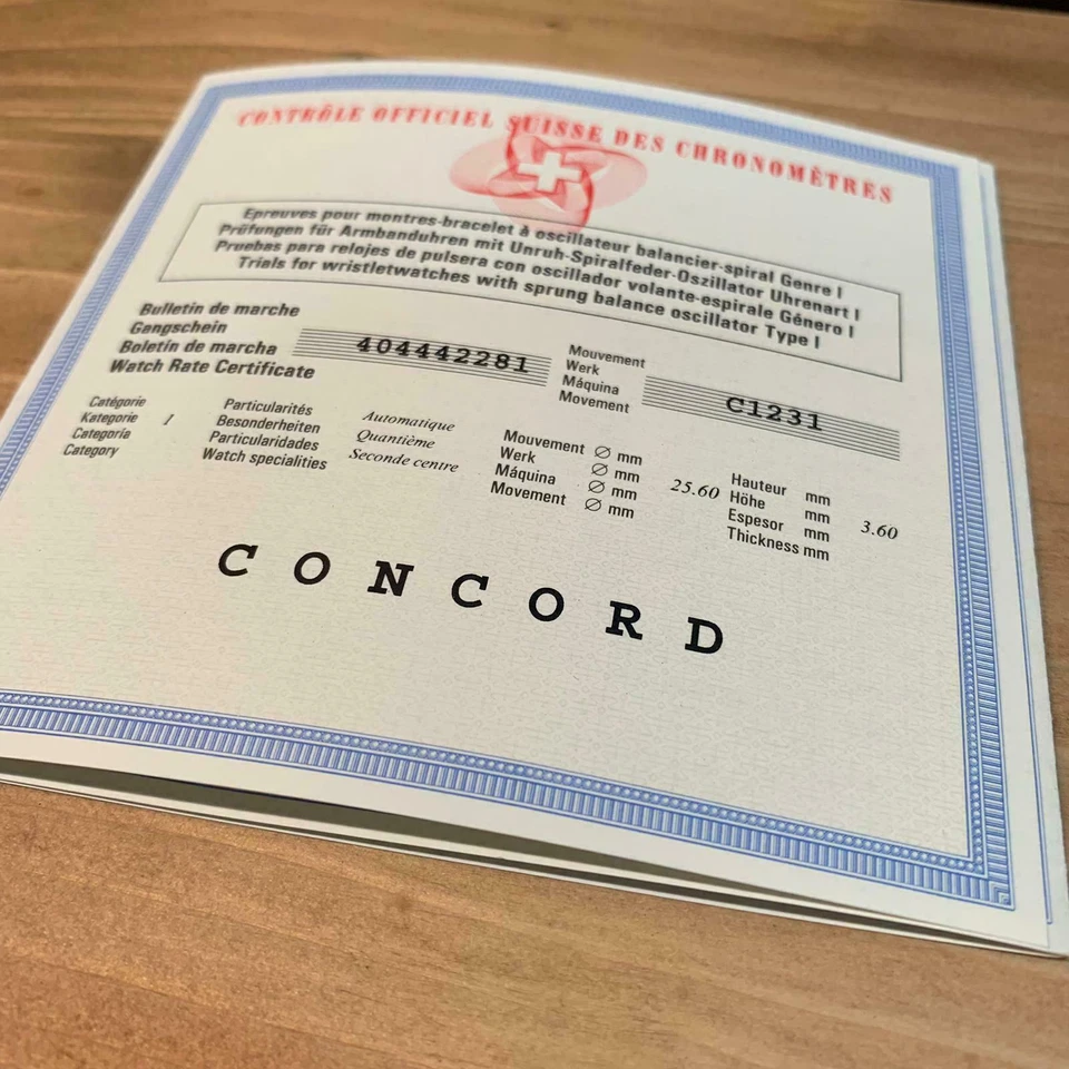 Concord garantía internacional reloj (S) - Image 3 of 4