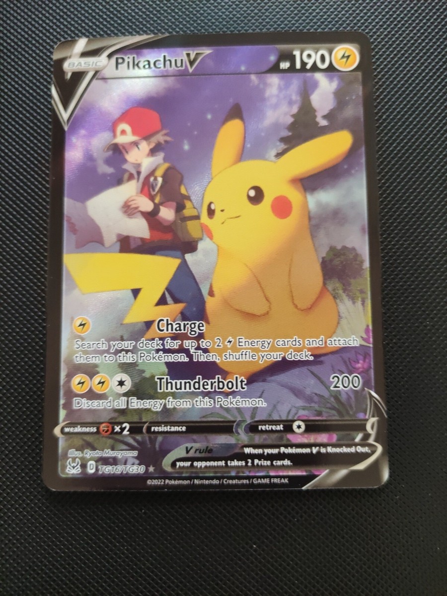 Pikachu V TG16/TG30 Lost Origin Alternate Art Ultra Rare