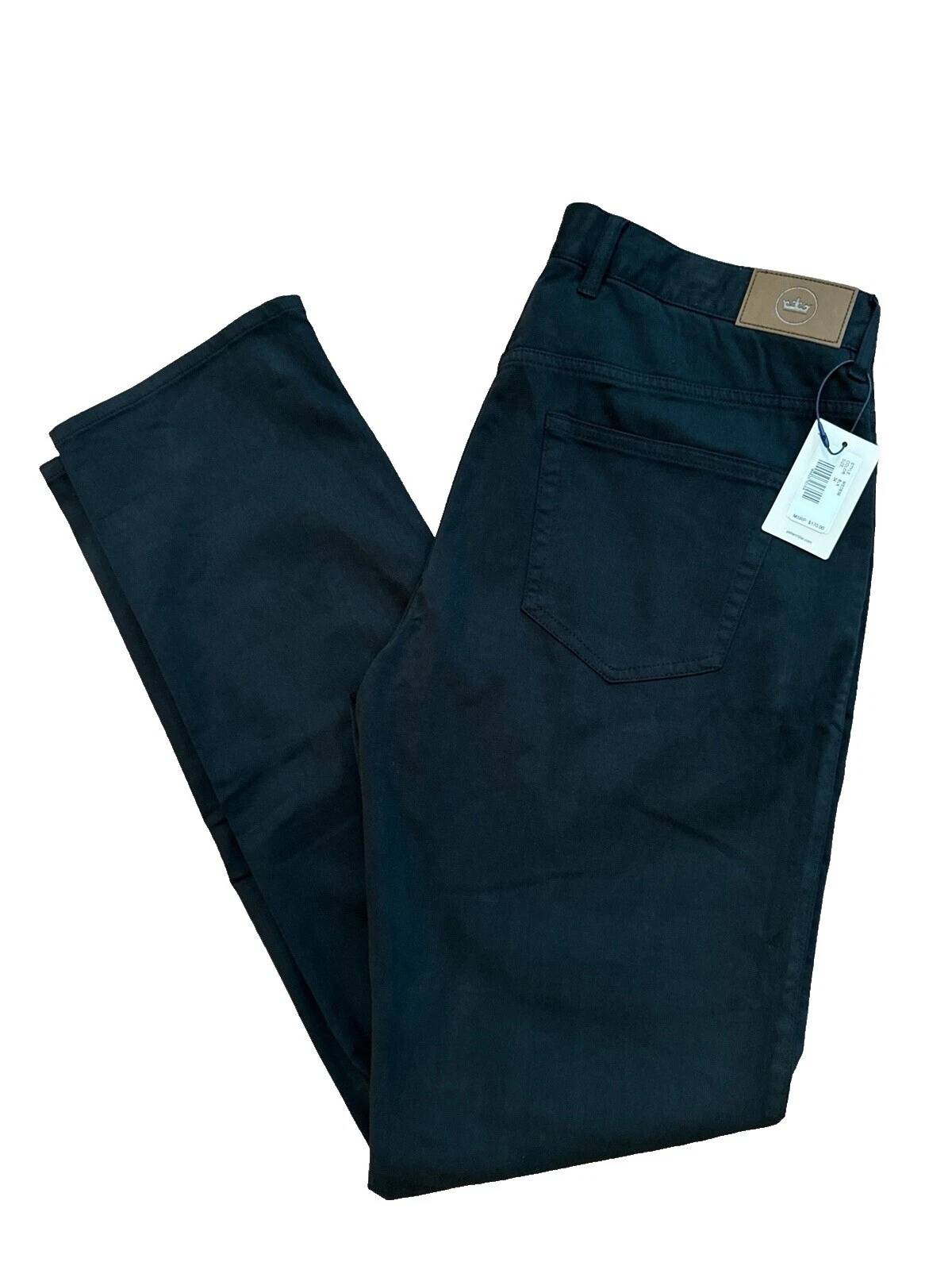 Pantalones de Tamaño Regular Peter Millar Negro para Hombres