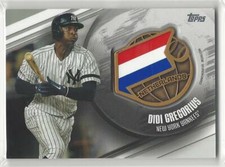 2020 Topps Series 1 Didi Gregorius Global Game Medallion Card New York Yankees