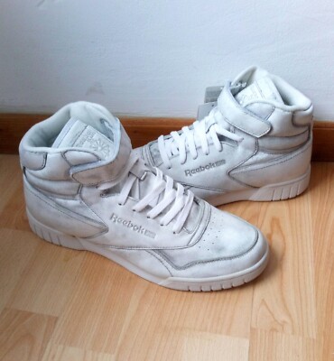 Reebok Ex-O-Fit Plus Hi Vintage Dirty White Sneaker Turnschuhe Größe 9 US 42 FR