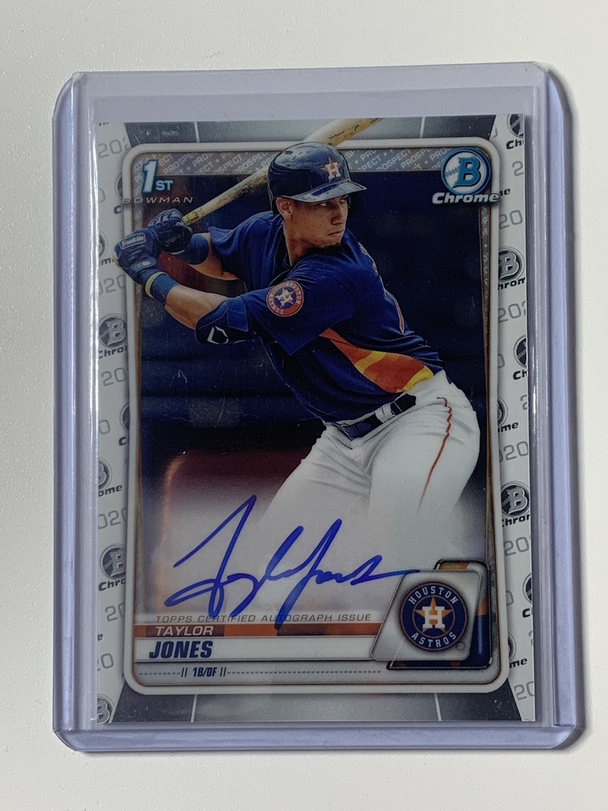 2020 Bowman Chrome Auto CPA-TJ Taylor Jones 1st Bowman