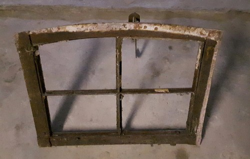 Altes Keller-Fenster um 1900 ohne Glas L 54 cm Rarität Deko dreckig Rost Vintage - Bild 7 von 11