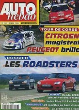 AUTO HEBDO n°1187 12/05/1999 HONDA S2000 PORSCHE BOXSTER LOTUS ELISE 111 & 340