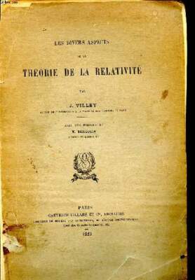 Die verschiedenen Aspekte der Relativitätstheorie - Villey J. - 1