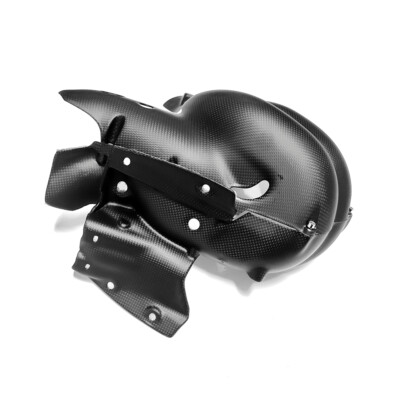 fit Ducati Panigale V4 R/S Carbon Fiber Exhaust Cover Heat Shield Fairing  Guard | eBay