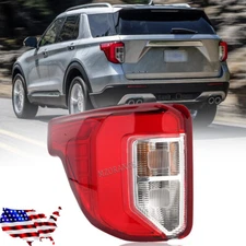 Left Driver LED Tail Light Brake Stop For Ford Explorer 2020 2021 2022 2023 fast