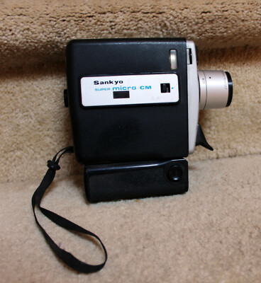Vintage 70s Sankyo Super Micro-CM VTG Super Movie Camera with Zoom