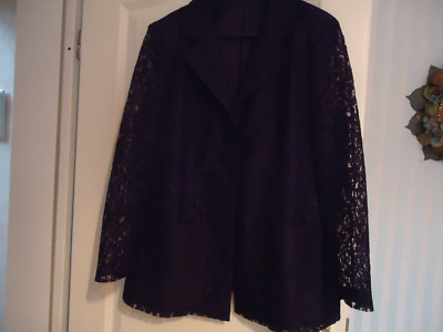 EDLER -Spitzen Blazer schwarz Atelier Creation GS SUPER Kleidungsstück
