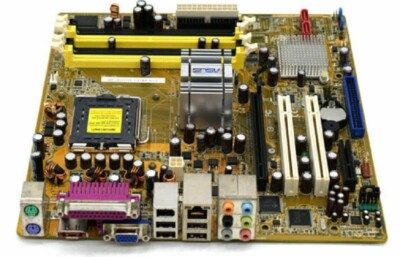 Asus P5B-VM Motherboard + CPU, Ram, Support disk, Intel G965 Express
