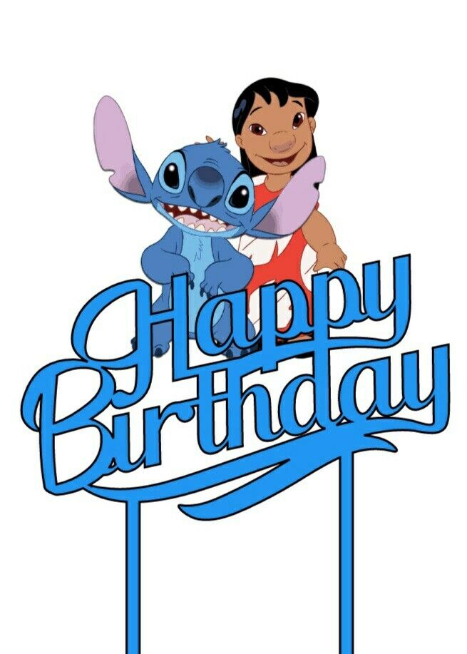 Lilo and stitch birthday png -  España