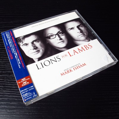 Lions For Lambs: Original Soundtrack by Mark Isham JAPAN CD Mint W/OBI #141-4*