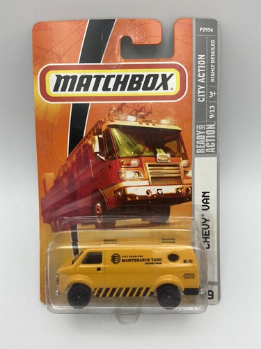 Matchbox City Action Series City Van #49 gelb 1/64 KOSTENLOSER VERSAND - Bild 1 von 4
