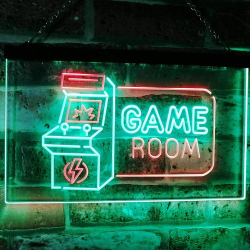 ADVPRO Game Room Arcade TV Man Cave Bar Club Dual Color LED Neon Sign st6-j2850 - Picture 10 of 115