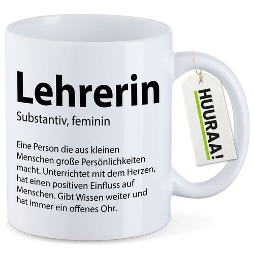 Kaffeetasse Lehrerin Keramik Tasse Geschenkidee Souvenir Präsent Wichtelgeschenk - Bild 8 von 56
