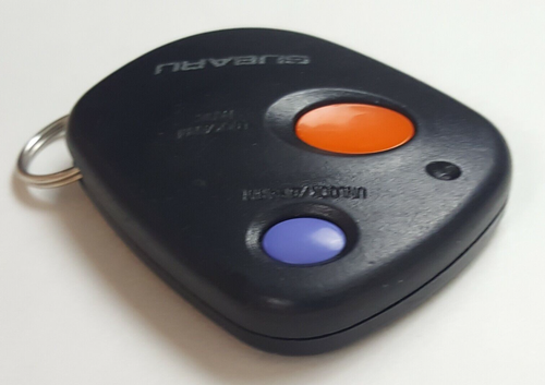 ORIGINAL SUBARU 99-06 OEM KEY LESS ENTRY REMOTE FOB ALARM ORANGE BLUE KEYFOB USA - Picture 5 of 12