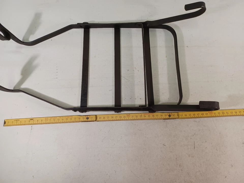 Fahrrad Gepäckträger - Bandstahl für den Lenker klappbar uralt - Bild 2 von 4