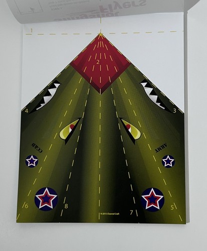 Channel Craft Steinschleuder Papierflyer 2er Pack 24 Papierflugzeuge - Flyer & Piloten - Bild 3 von 10