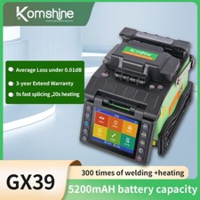 Komshine GX39 Fiber Optic Fusion Splicer W/FC-20 Fiber Cleaver Kit Ship From USA