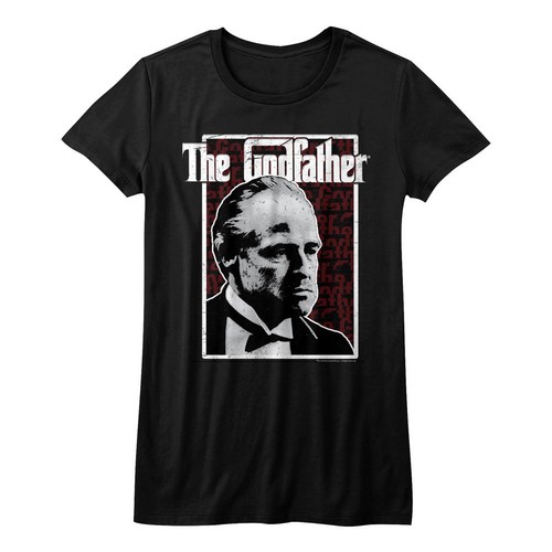 The Godfather Don Corleone Photo Womans Fitted T Shirt Great Classic Movie - 第 2/3 張圖片