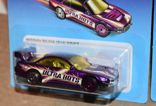 Hot Wheels Ultra Hots HONDA CIVIC SI & NISSAN SILVIA (S14) DRIFT SET 2 NEU - Bild 4 von 8