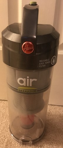 Hoover Luft lenkbarer Staubsauger UH72400 Ersatzteil Schmutzbecher Montage Kanister