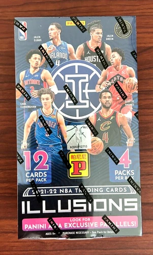 Panini Illusions 2021-22 NBA Basketball Asia TMALL Hobby Box - Factory SEALED