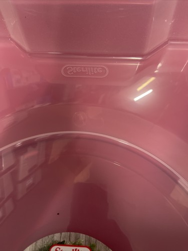 Sterilite Plastic 24” Wreath Storage Box Container with Handle Holiday Christmas - Picture 4 of 4