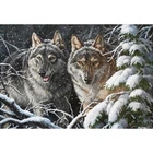 Bead Embroidery Kit Wolves Bead needlepoint DIY Tela Artis