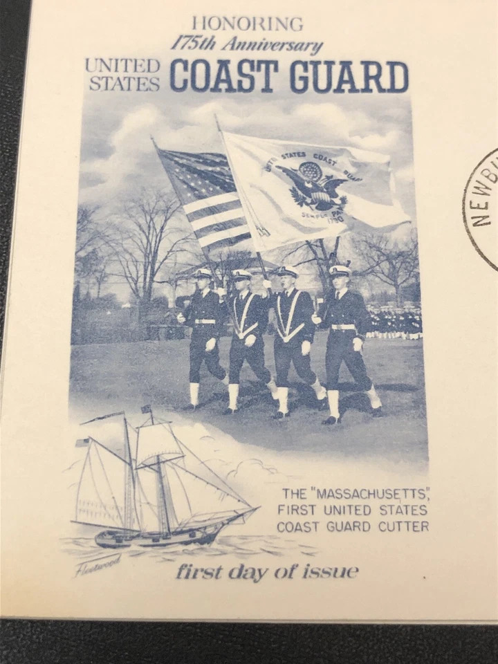 LOT OF 6 UNUSED 1965 POSTCARD 4 CENTS 175TH ANNIVERSARY OF COAST GUARD AUG 4th - Image 4 of 4