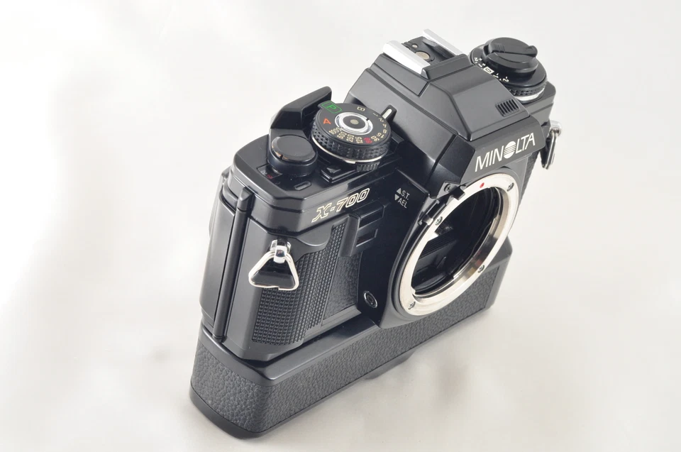 MINOLTA New X-700 MPS SLR 35mm Film Camera Black W/WINDER G From JAPAN #1098 - Image 2 of 4