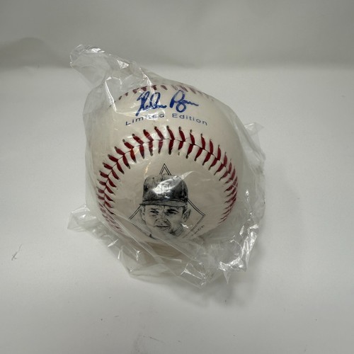 Nolan Ryan 1993 Baseball 27 Years of Excellence Chevron Fotoball + Stat Ball Lot - Bild 8 von 22