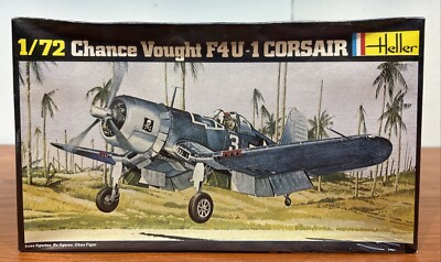 Heller Chance Vought F4U-1 Corsair Sealed 1/72 Scale Model Kit CV JD