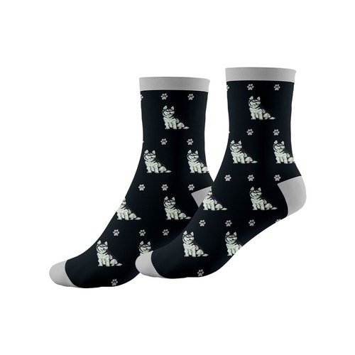Pet Lover Socks for Dog and Cat Socks | Cute Crew Socks | Unisex | Novelty Gifts - Picture 5 of 16