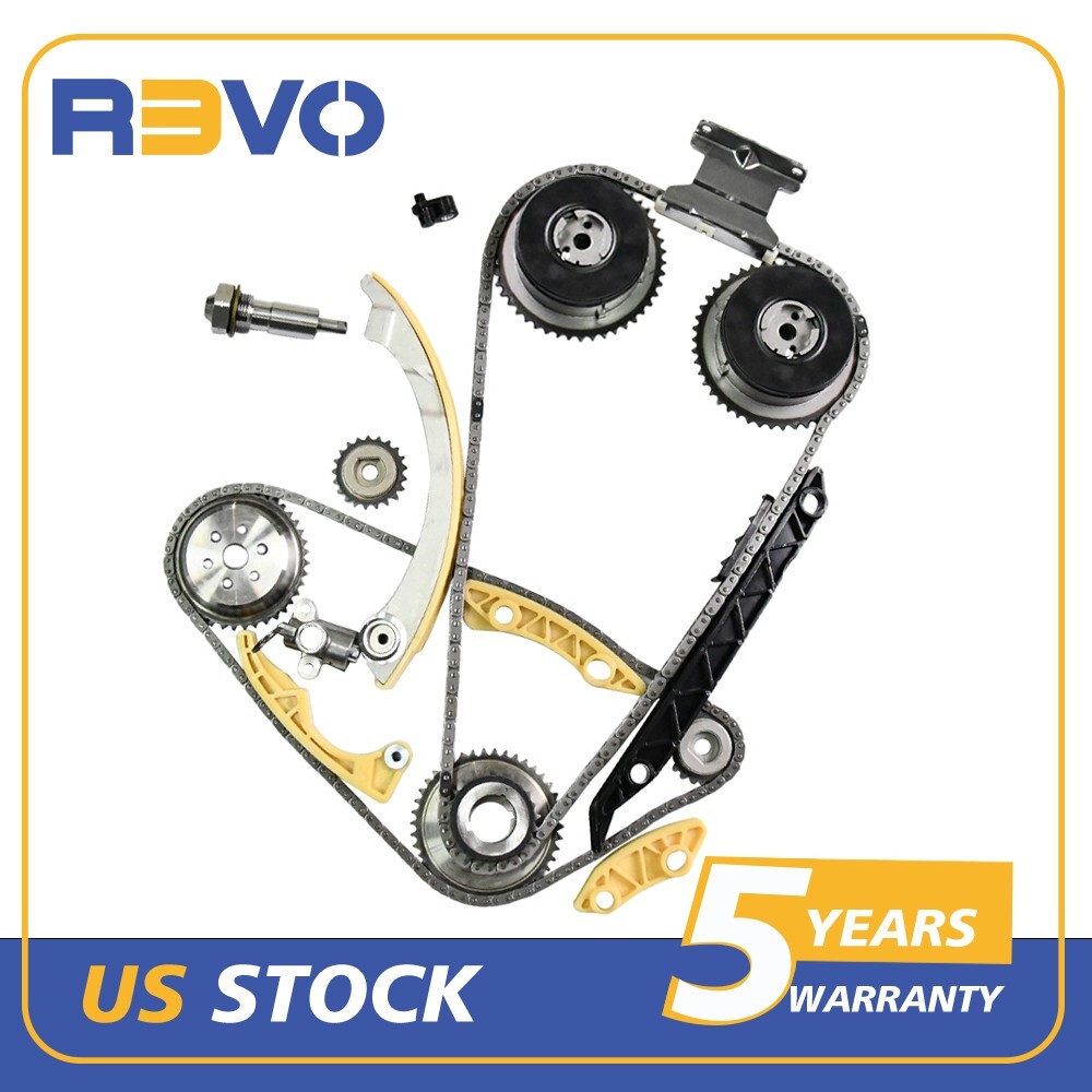 REVO Timing Chain Kit With VVT Gears - Replacement For Buick Regal, Chevy Equinox, GMC Terrain 2009-2017 2.4L Engines - View #4
