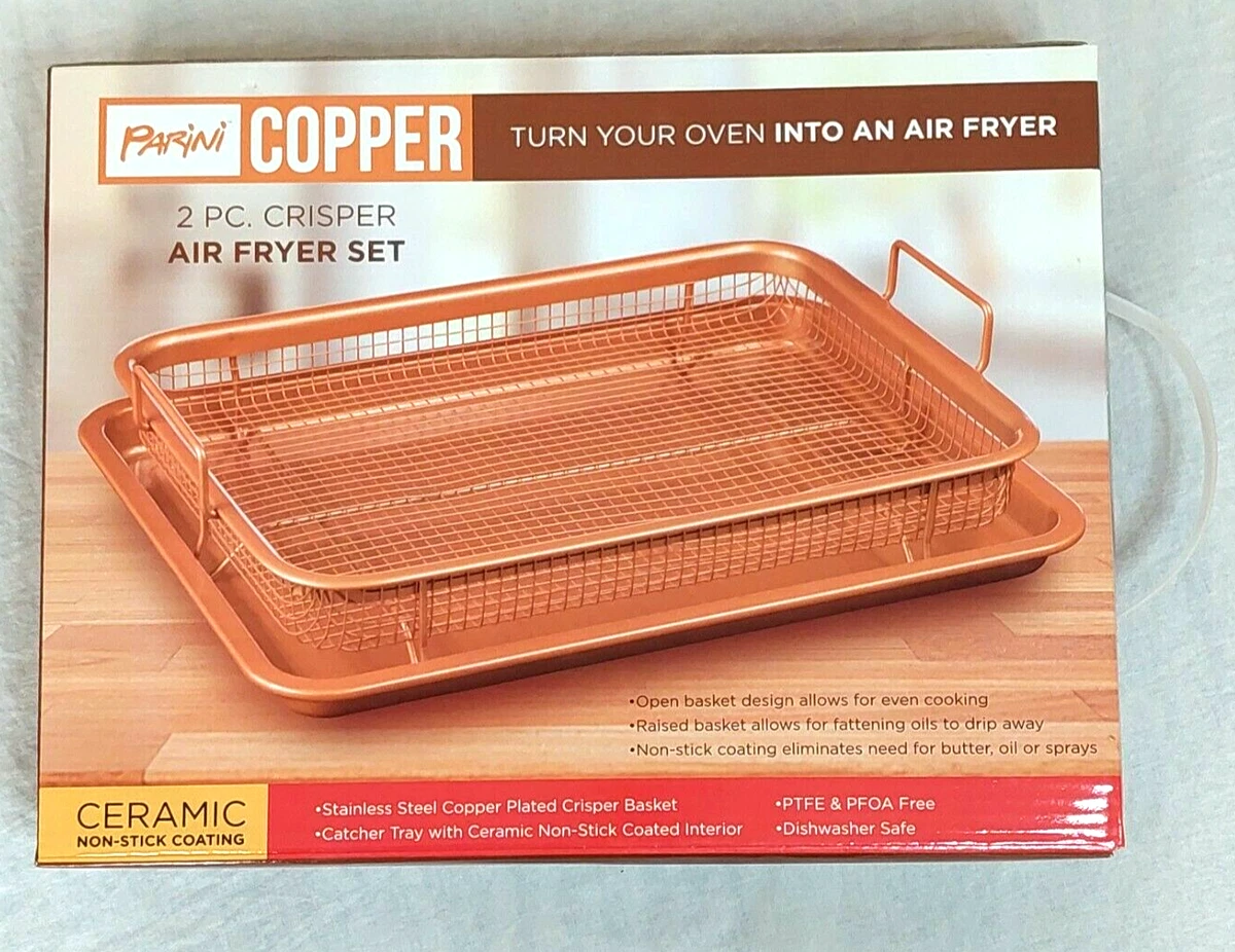 Parini copper air fryer set deals