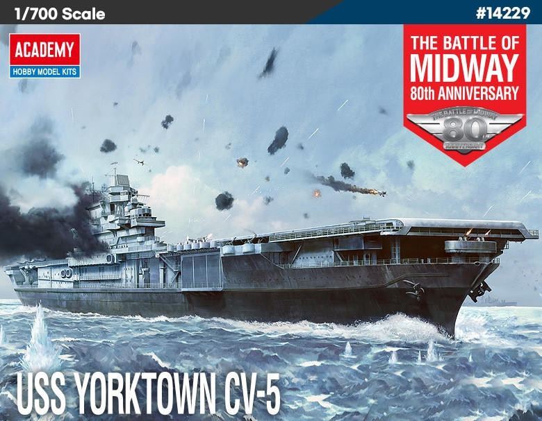 YORKTOWN CV5 プラモデル 1969 by Revell 1/700 USS Yorktown CV5 Aircraft Carrier Battle of Midway