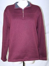 GH Bass  Co Red Pullover Long Sleeve Sweatshirt Mens Size Large