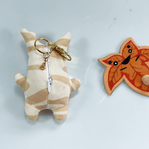 Zelda Tears of the Kingdom Korok Plüschpuppe Requisite Spielzeug Stofftier Schlüsselanhänger - Bild 4 von 5