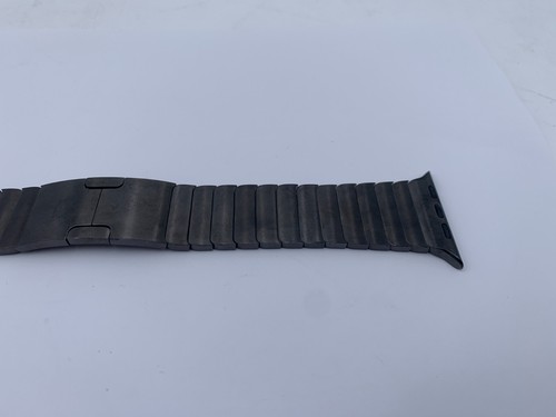 Apple Slate Link Bracelet 46 mm Great Condition For Apple Watch - Zdjęcie 3 z 9