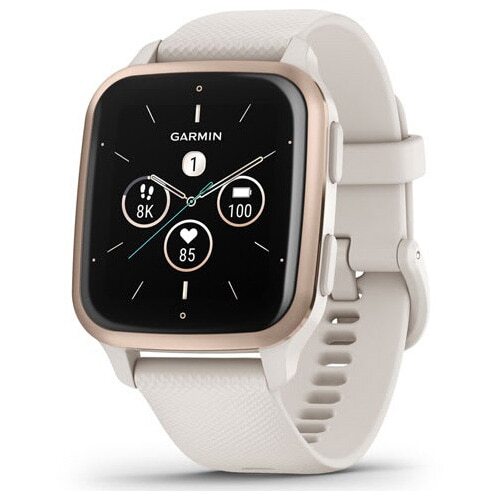 Smartwatch Garmin Venu Sq 2, Music Edition, Ivory/Peach Gold | eBay