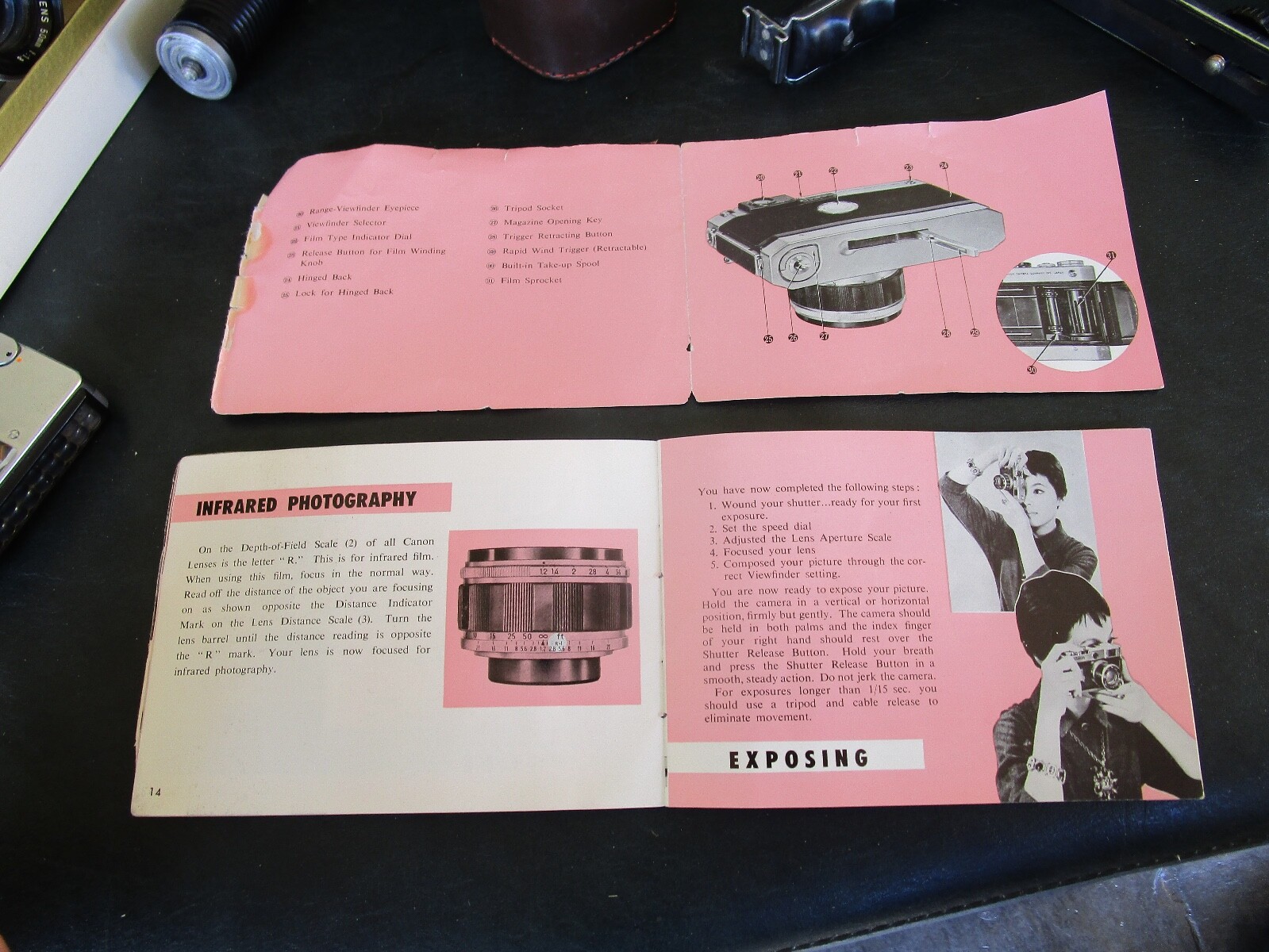 Canon Rangefinder VIT 50mm Camera w/ Extras FACTORY BOX ManualAngle