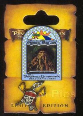 Disney Pin 48161 DCL Pirates of Caribbean Dead Man's Chest Opening Day