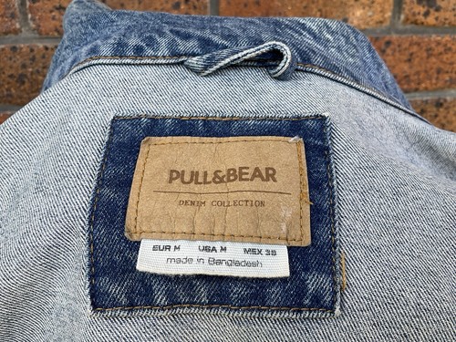 Pull & Bear Mens Denim Jacket*** Sz: M - Picture 14 of 15