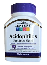 21st Century Acidophilus Probiotic Blend Capsules 1 Billion 100 ct --